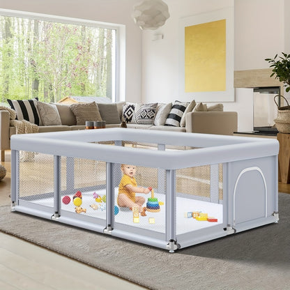 Baby Playpen - Breathable Soft Large Playard