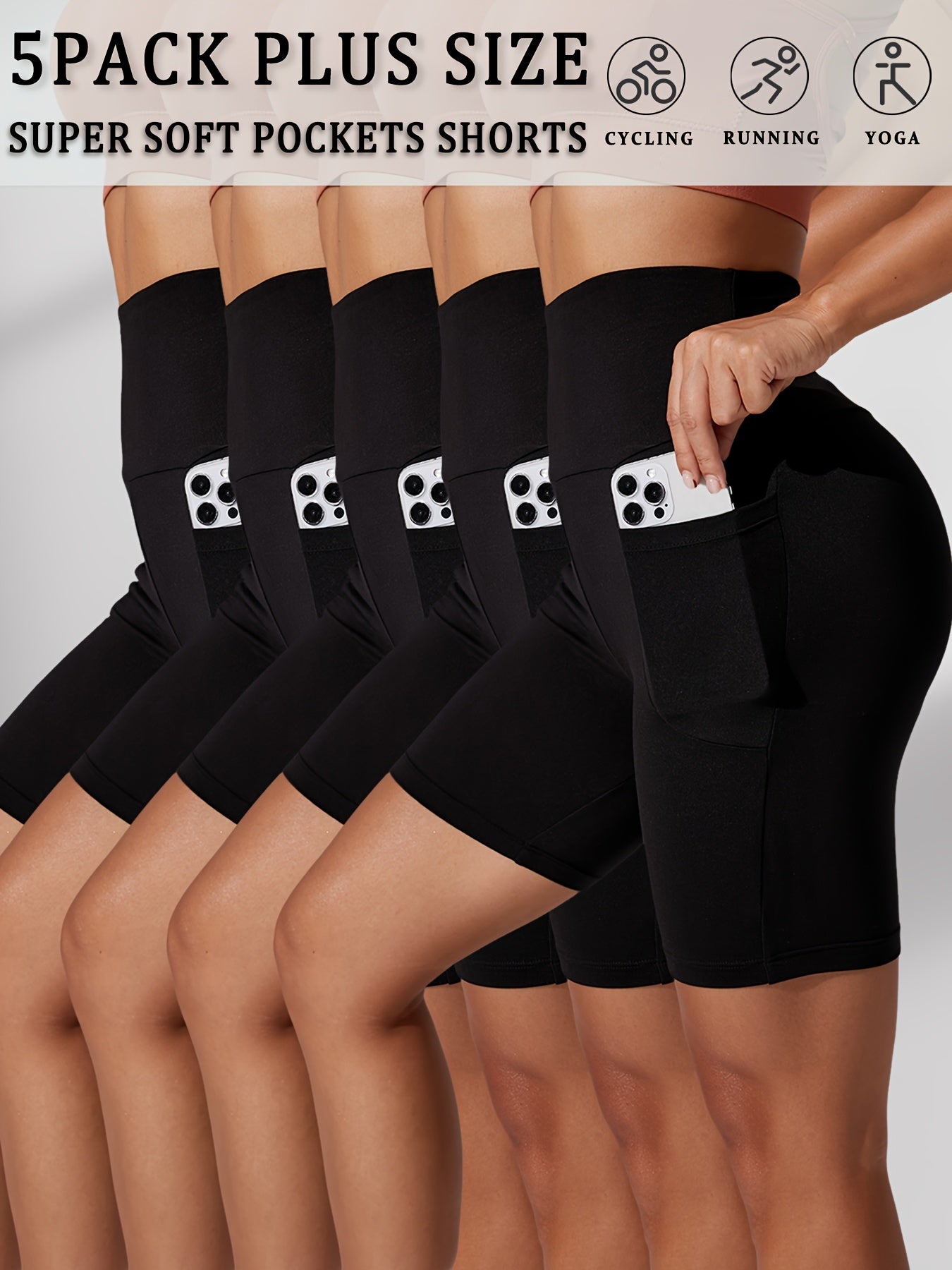 Women's Black High-Waist Pants - product view 6