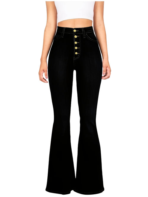 Women'S High-Waisted Butt-Lifting Flared Pants
