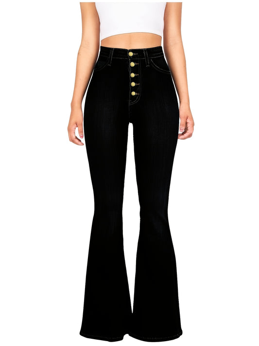 Women'S High-Waisted Butt-Lifting Flared Pants