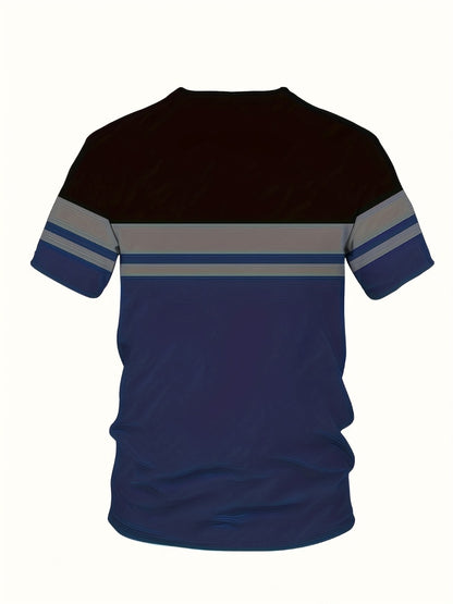 Men's Graphic T-Shirt - Round Neck Short Sleeve Modern Style 133285