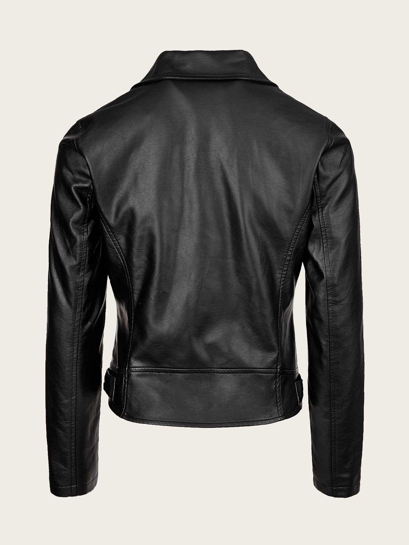 Women’s Faux Leather Moto Jacket – Chic, Edgy & Timeless
