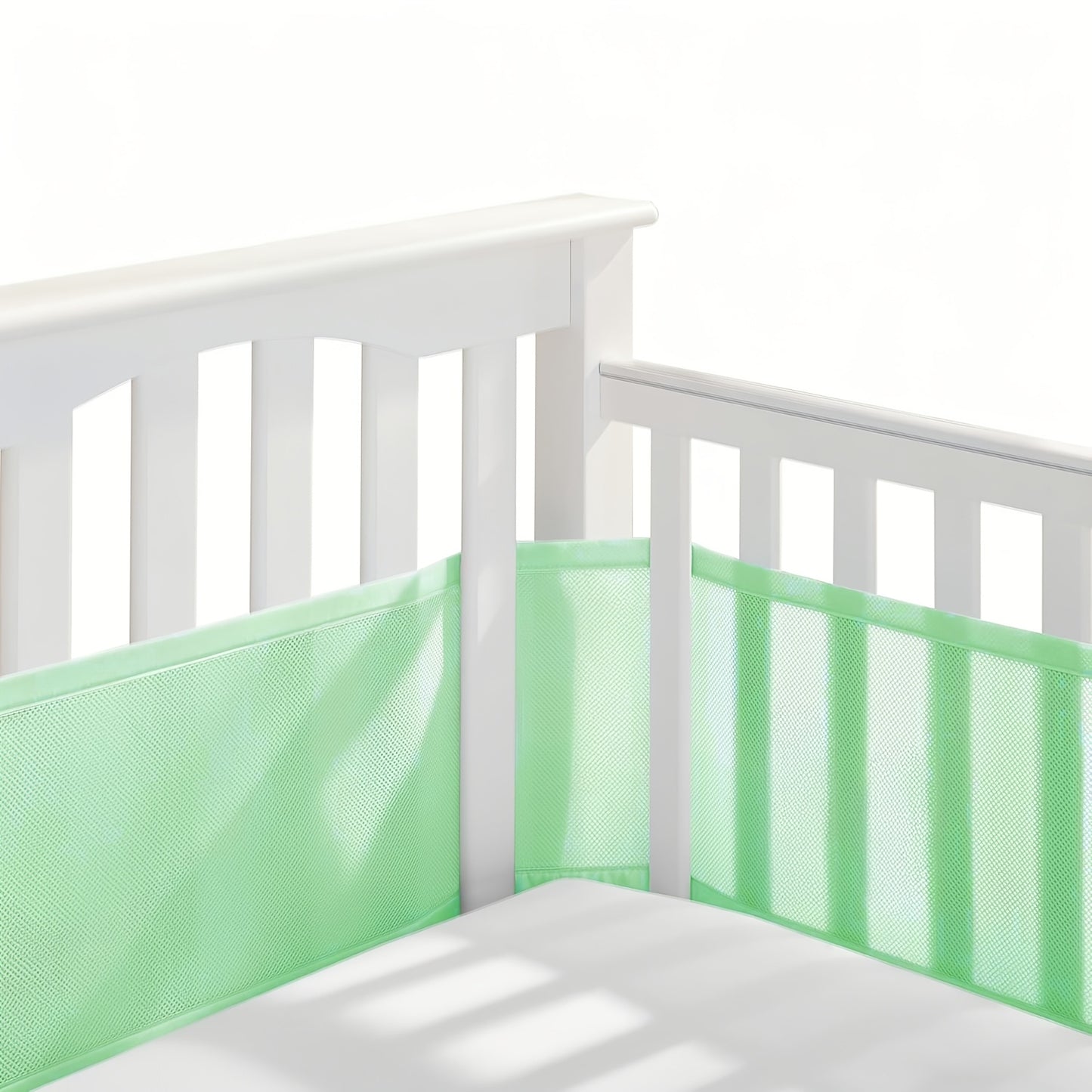 Breathable Crib Liner - 3 mm Mesh Arm Protection