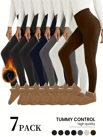 Women's Black Polyester Leggings - product view 4