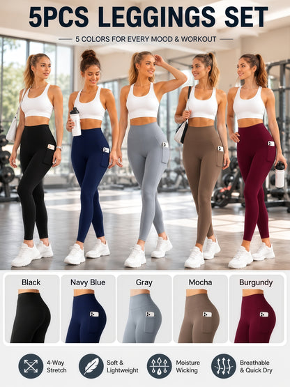 Lifting Sports Leggings for Women, Quick-Dry Soft Stretch Breathable, Outdoor Running Hiking Base Layer Leggings for Women, Ropa De Gym