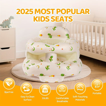 Baby Floor Seat - Portable Non-Slip Inflatable Soft