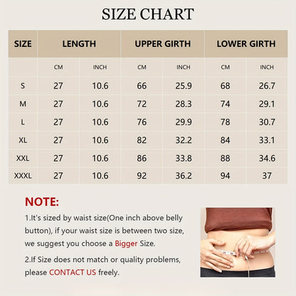 Women'S Waist Cincher with Zipper And Double Compression Straps, Sweat Enhancing Tummy Control Shapewear for Gym, Yoga, And Postpartum