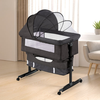 Baby Bassinet - Portable Foldable Bedside Cradle