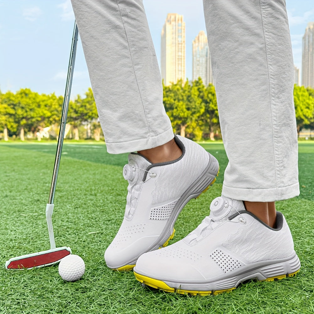 [Anti-Slip Golf Shoes] Professional Anti-Slip Men's Golf Shoes | Comfortable Large Size 39-49 Outdoor Training Shoes for Men