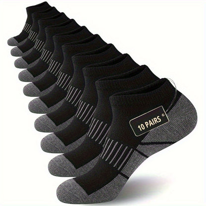 Men's Everyday Ankle Socks - 10-Pair Pack