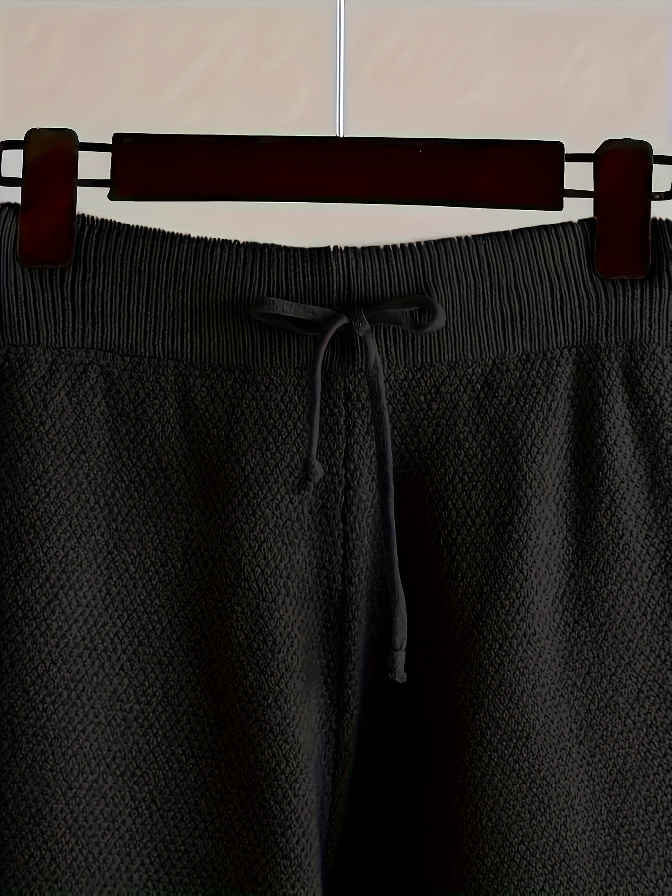 Women's Brick Red Knit High-Waist Long-Sleeve Pants - product view 33