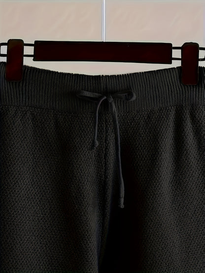 Women's Brick Red Knit High-Waist Long-Sleeve Pants - product view 33