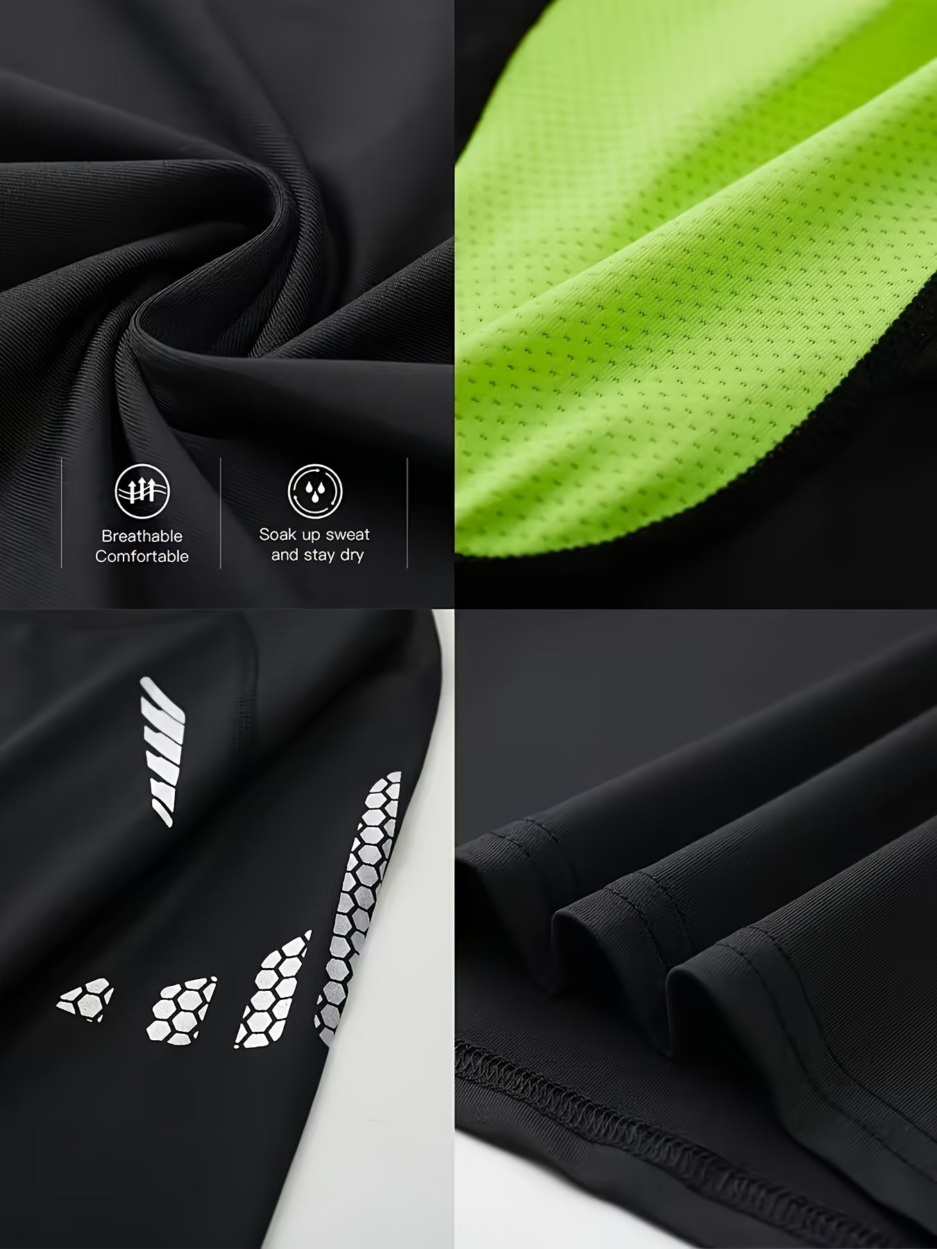 3pcs Men'S Quick-drying CompressionSports, Suit Summer Gym Running Training Clothes, High Elastic Breathable Morning And Night Running Cycling Mountaineering Hiking Fitness Sportswear, Fishing Sun Shirt, Father'S Day Gifts