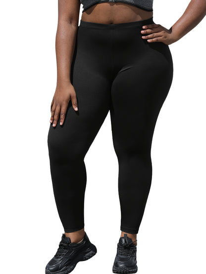 Women's Mixed Color-1 Polyester Leggings - product view 7