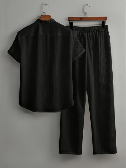 Contemporary Minimalist Black Collection - an Essential for The Style-Aware Gentleman