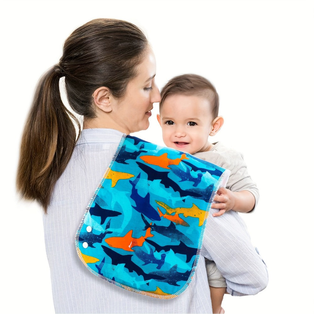 Baby Burp Cloth Set - Soft Absorbent Multipack Style 7637