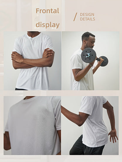 Men's Plaid Performance T-Shirt - Crew Neck