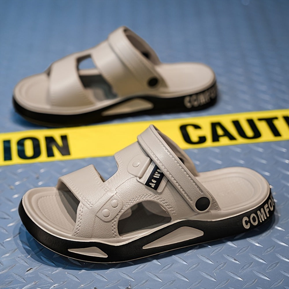 Men's Slippers - Non-Slip Sole for Beach & Water 368421