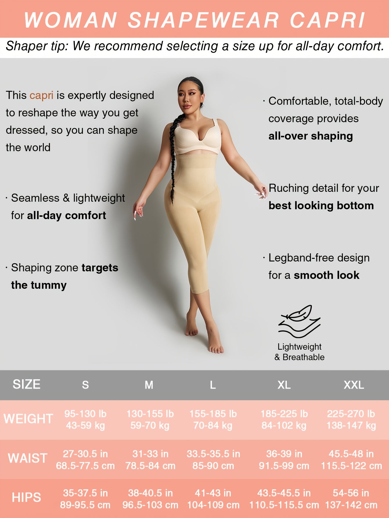 Solid High-Waisted Shaping Shorts Featuring an Anti-Slip Strip, Designed for Tummy Control And Butt Lifting. These Comfortable And Highly Elastic Shapewear Pieces Are Excellent for Abdominal And Hip Lifting