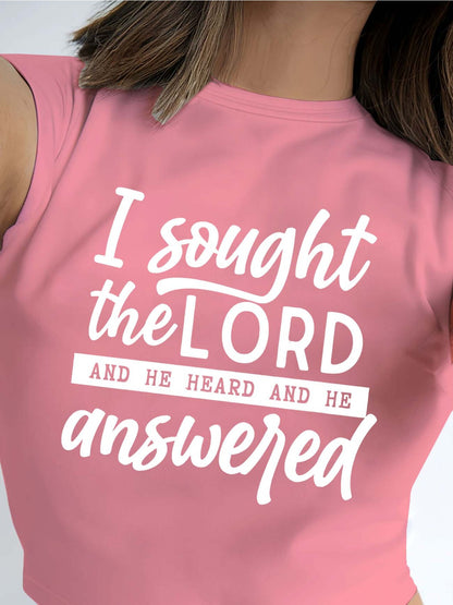 Women'S Clothing, Women'S 0X-8XL Faith T-Shirt- "I Found The Lord, He Healed Me" Scripture Print, Red And White Color Matching Inspirational Short Sleeve Round Neck Casual Church Clothing, Religious Gift, Suitable for All Seasons