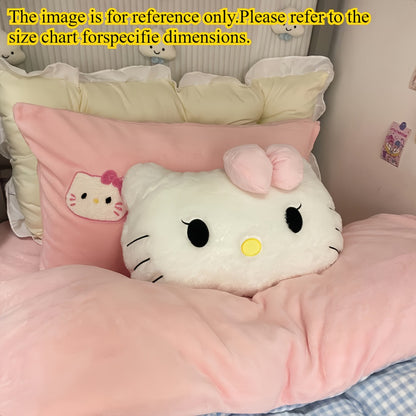 Hello Kitty Plush Decorative Pillow - Soft 17.7-Inch Character Cushion