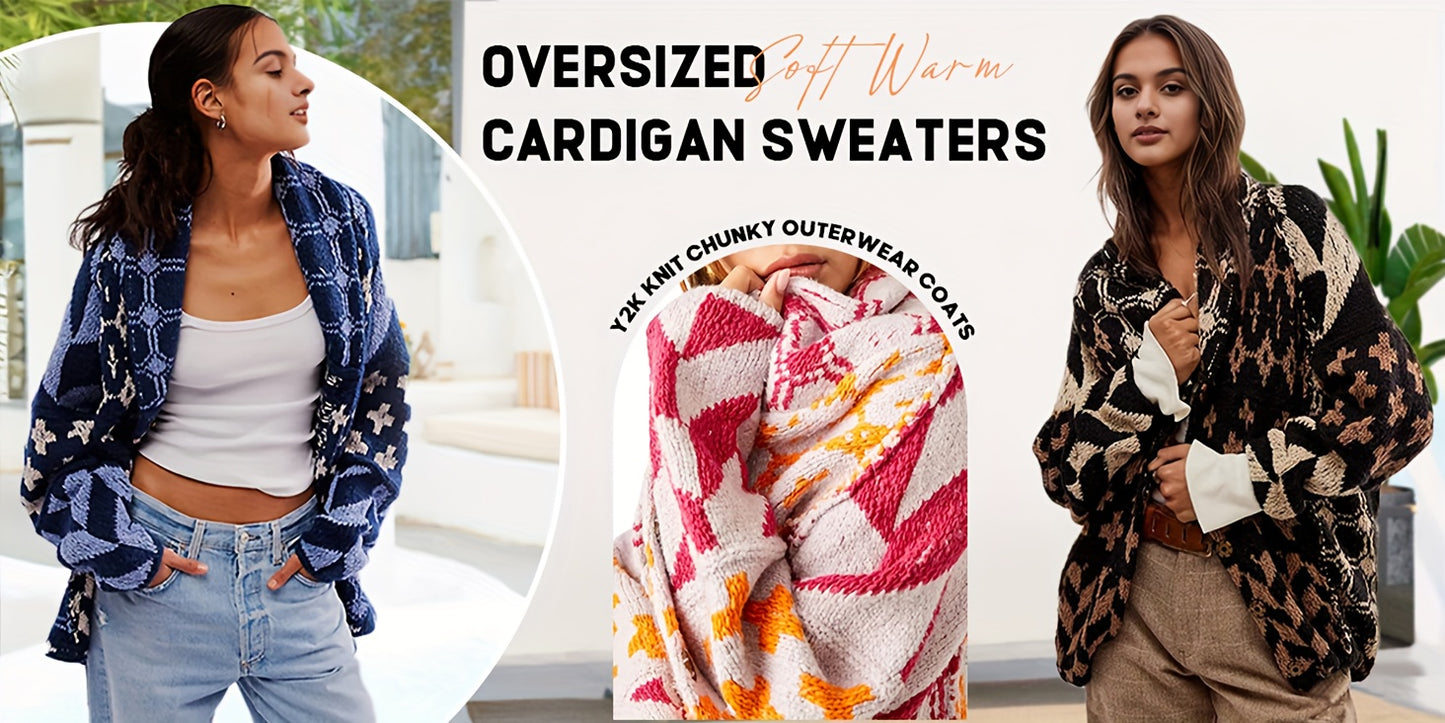 Autumn And Winter New Sweater with Two-Tone Color Block, Lightweight Layering Piece, Everyday & Formal Outfits - Sweater Cardigan, Casual Wear, Textured Knitwear, Fall Fashion, Stylish Knitwear, Cozy Material, Versatile Top, Office Attire