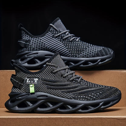 Lightweight And Breathable Men'S Blade Sneakers Designed for Running, Walking, And Training with a Non-Slip Feature