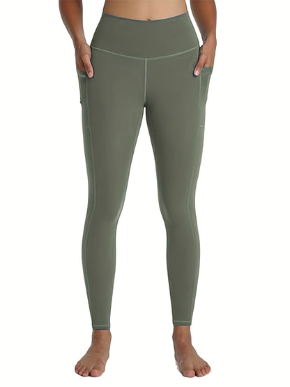 2026 5-Pack Plus Size Sports Leggings For Women, High-Waisted Cropped Yoga Pants With Pockets, Fitness Running Compression Tights, Game Day Fan Gear for Football and All Fans