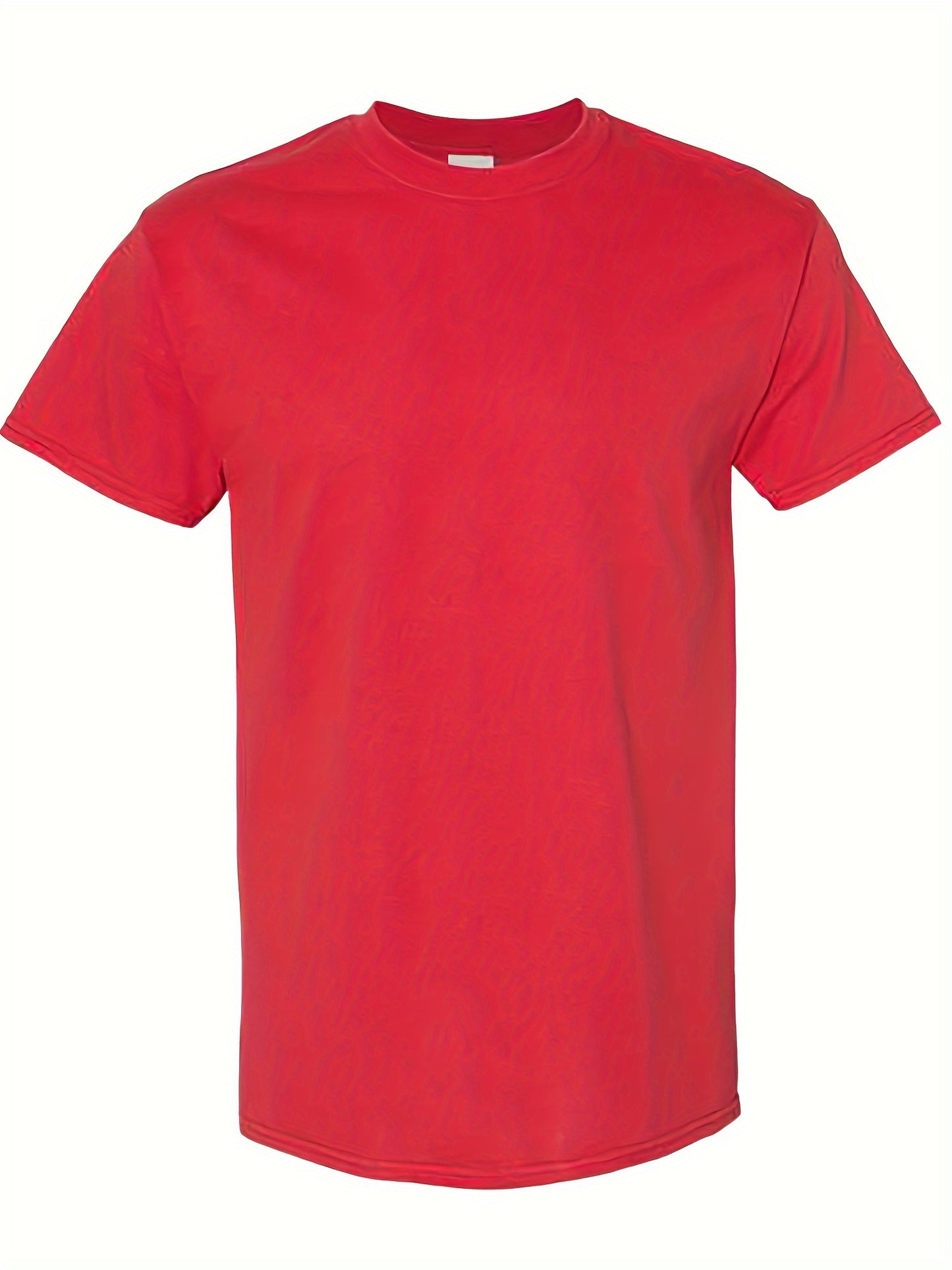 5pcs Men'S Fashion Sports T-Shirt, Summer Casual Stretch Crew Neck T-Shirt