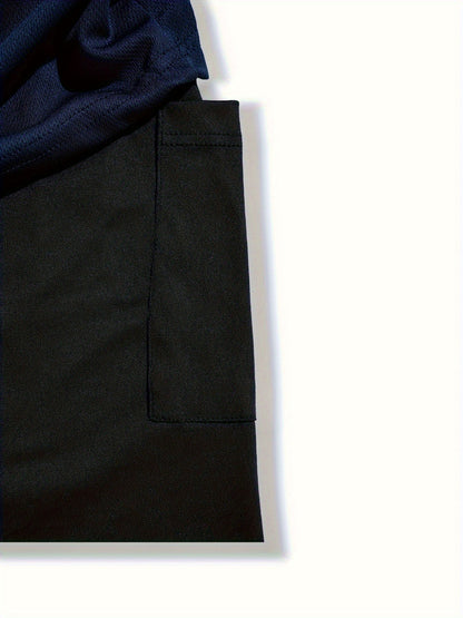 5pcs High Stretch Sports Shorts 5pcs Men'S 2-in-1 Double Layer Shorts With Inner Pocket, High Stretch Sports Shorts For Summer Gym Workout Training