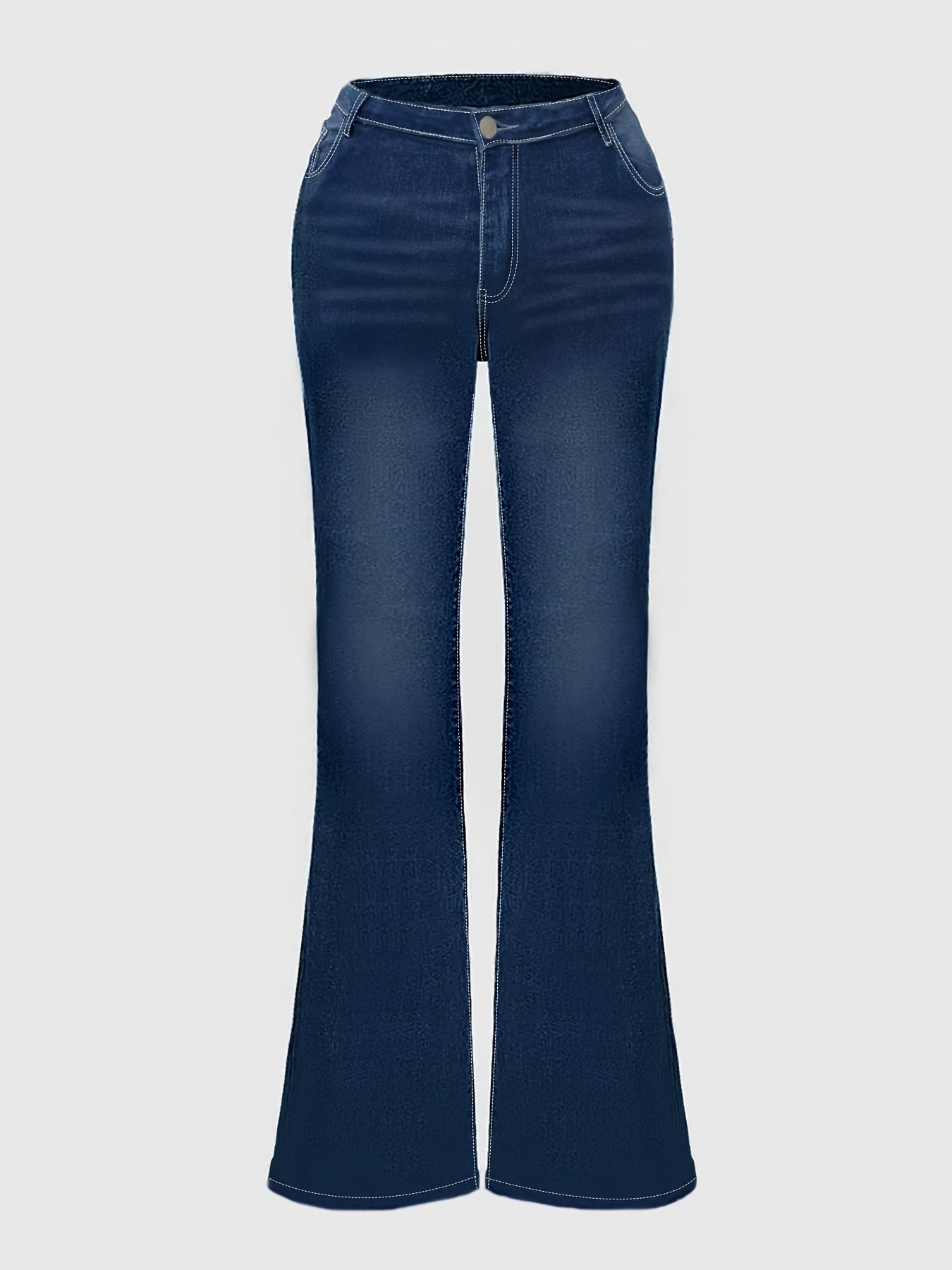 Women's Black Denim High-Waist Slim-Fit Jeans - product view 22