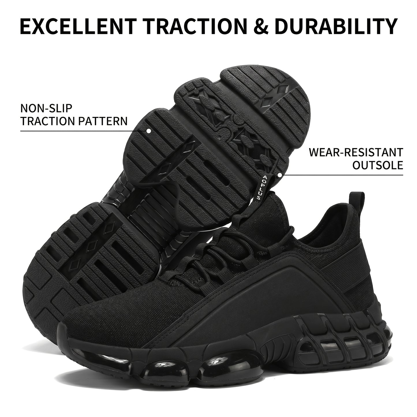 Men's Breathable Lightweight Road Running Shoes - Low-Top Casual Sneakers with Stability Support, All-Season Comfort for Daily Wear & Light Sports, Sleek Sporty Design, Fabric Upper & Rubber Sole, Light Sneakers, Versatile Footwear, Modern Athletic