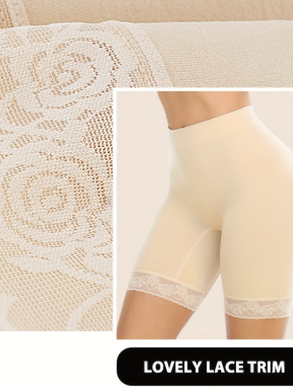 3pcs Women'S Shapewear Leggings with Lace for Wearing Under Dresses, Women'S Bottom Shorts, Boxer Shorts, Women'S Underwear Sweat Pants Women'S