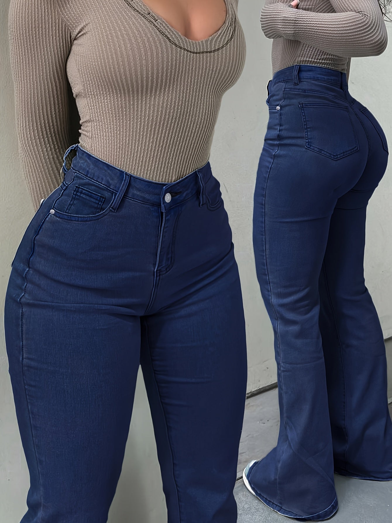 Dark Blue Denim Pants - product view 15