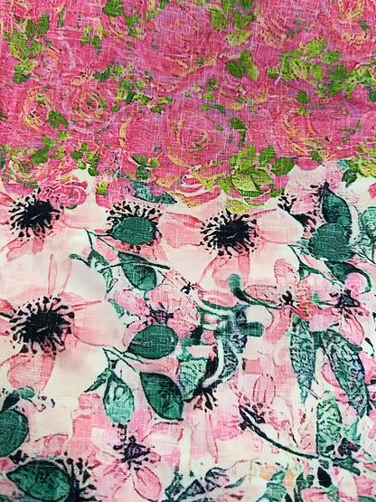 BONBON Spring/Summer Bohemian Chic Fake Casual Floral Jumpsuit for Women