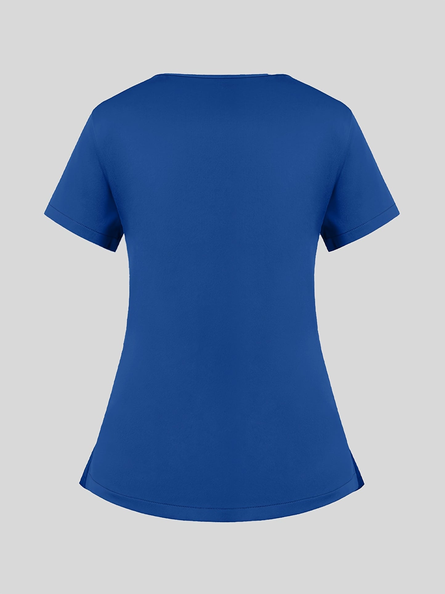 Women'S V-Neck Frosted Breathable Uniform Hand Washing Workwear Brush Hand Clothes Top