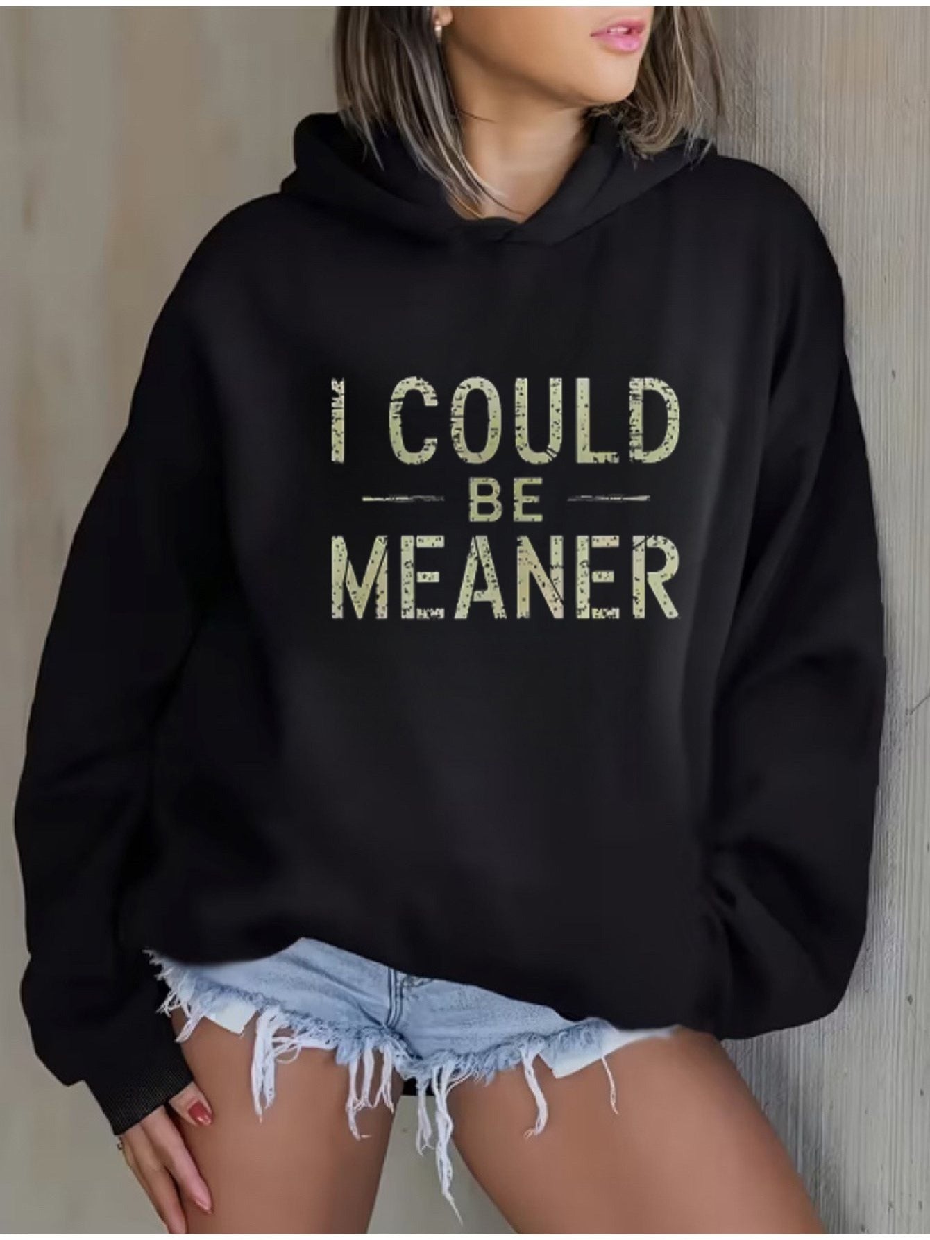 women's hoodie - Holiday Party Outfit - Soft Everyday Fall Tops - Machine Washable Casual Pullover sweatshirt