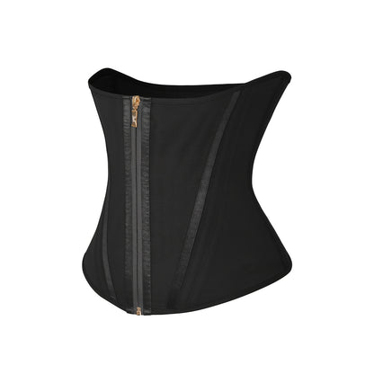 Women Adjust Hooks And Zipper Tummy Trimmer Control Waist Trainer Belt, High Compression Steel Boned Waist Belt