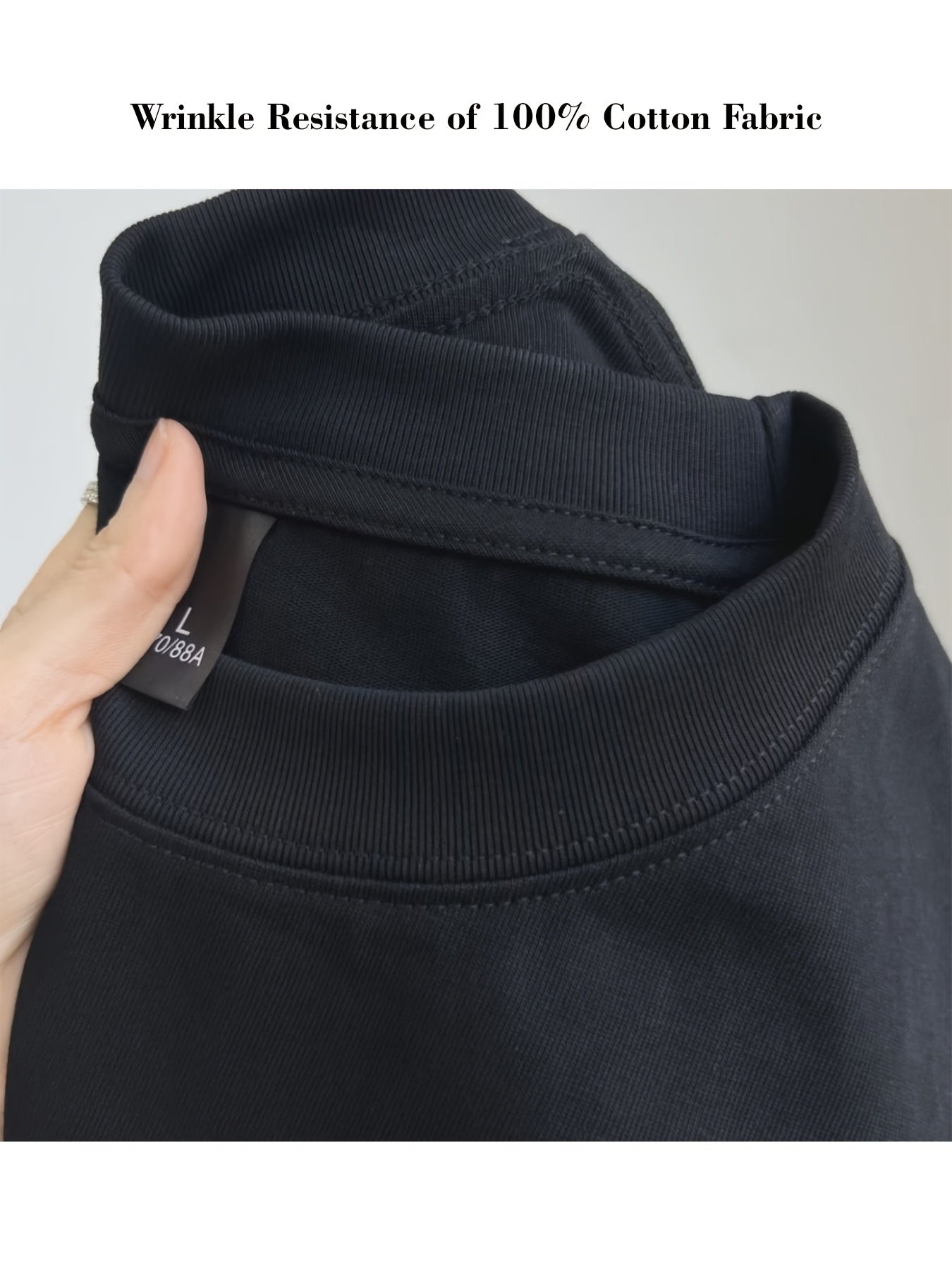 Men'S Round Neck Short Sleeve T-Shirt Suitable for Summer Casual Sports