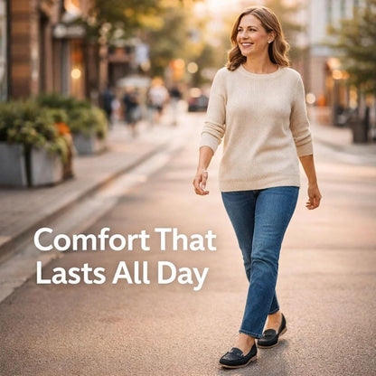 Sneakers, Womens Supportive Comfort Shoes Lightweight Stylish Walking Shoes for Daily Wear Work Travel Casual Use