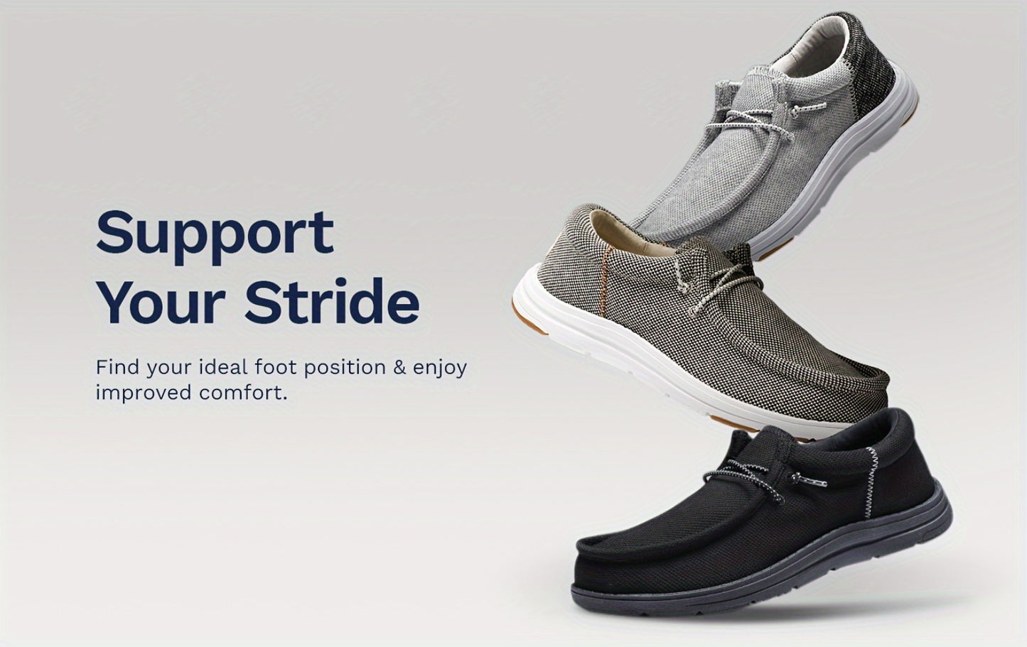 Men's Loafers & Slip-Ons - Non-Slip Sole & Breathable Comfort