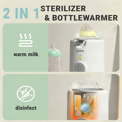 HAUTURE Bottle Warmer | Bottle Warmer - 3-Minute Fast Heating, Anti-Dry Burn & Auto Shut-Off | Steam Sterilizer | Winner of Mom'S Helper Parenting Award 2023. Essentials