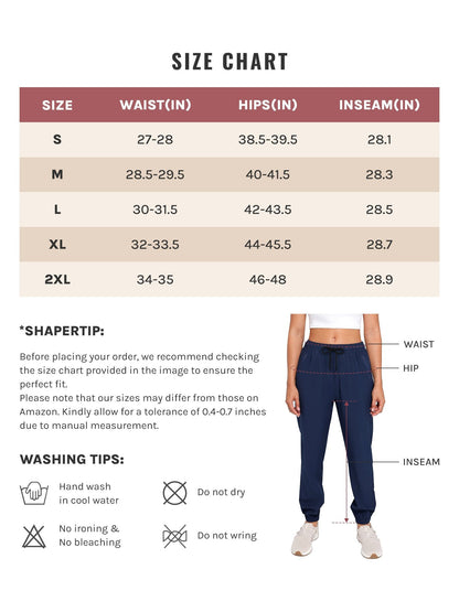 [Three Colors Available]1pc Womens Golf Pants Quick Dry Ultra Light Stretch Pockets Soft Workout Pants for Travel with Inside Drawstrings