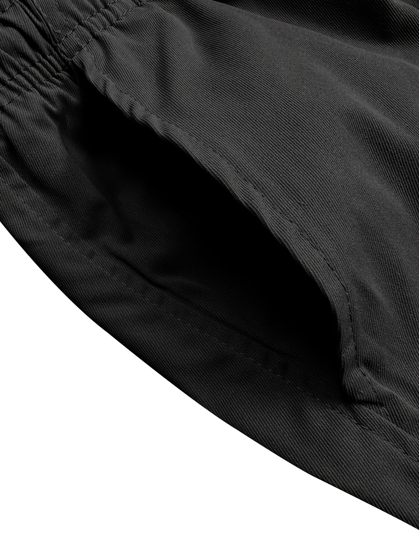 Men's Grey Polyester Cargo Shorts - product view 21