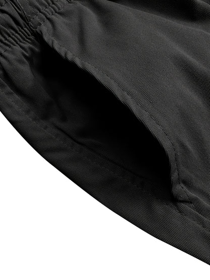 Men's Grey Polyester Cargo Shorts - product view 21