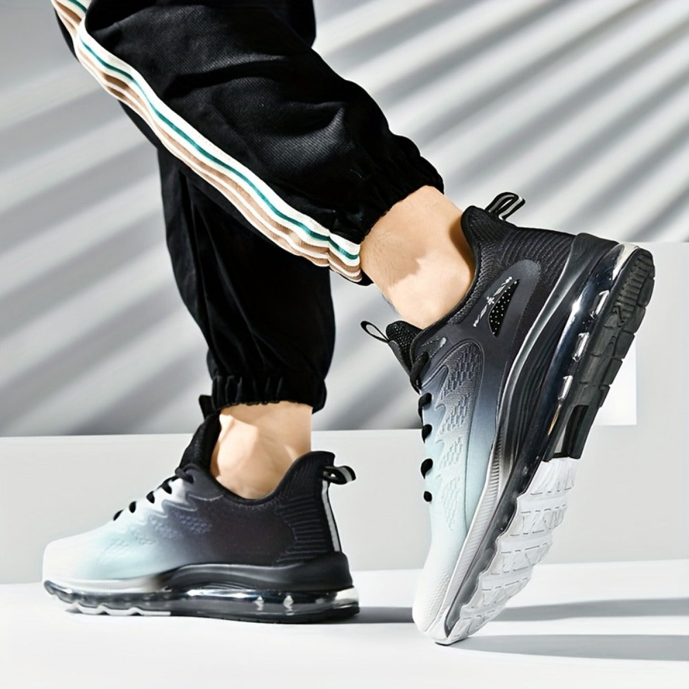 Men's Running Shoes - Breathable Comfort & Cushioned Support