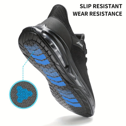 Men's Work & Safety Shoes - Non-Slip Sole & Slip-On Ease