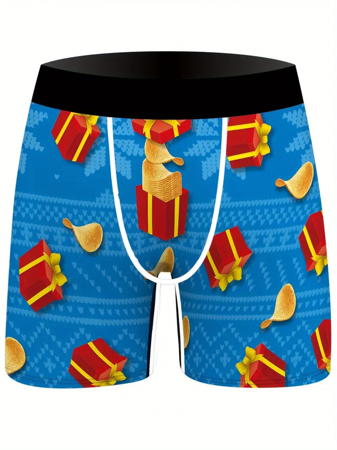 10pcs Men's Graffiti and Game Controller Boxer Briefs- Breathable Quick-Dry Polyester, Medium Elasticity, Random Camouflage Print for Home, Swimming, and Casual Wear, Playful Pattern Boxer Briefs| Comfortable and Well-fitted Boxer Shorts