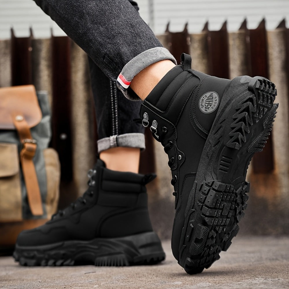 Men's Sneakers - Non-Slip Sole Platform Sole for Everyday Wear