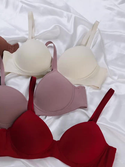 6-Pack Ultra-Soft Seamless Push-Up Bras - Comfortable Everyday Support, Elegant Style, Breathable Cups, Versatile Value Set for Women of All Shapes And Sizes - Perfect for Daily Wear, Lounging, And Layering Under Favorite Tops